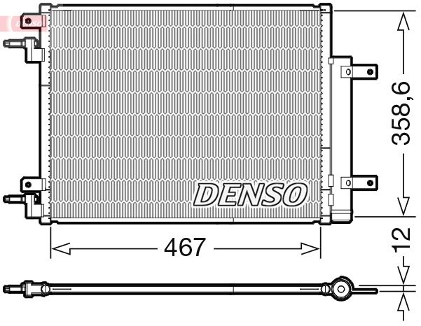 Denso Ac Condenser DCN20046 - image 2