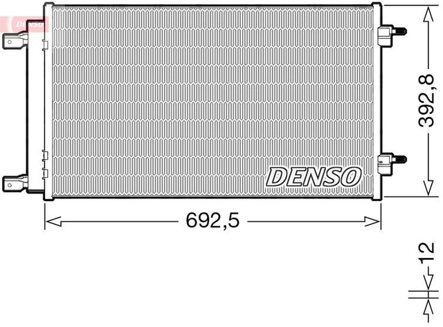 Denso Ac Condenser DCN20047 - image 2