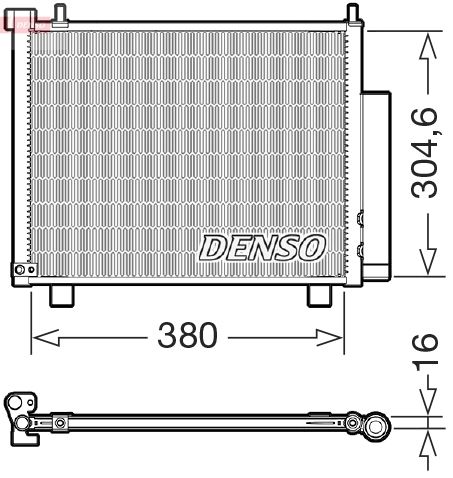 Denso Ac Condenser DCN20051 - image 2