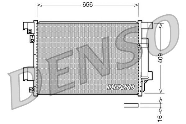 Denso Ac Condenser DCN21001 - image 2