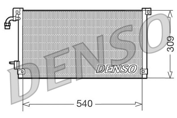 Denso Ac Condenser DCN21004 - image 2