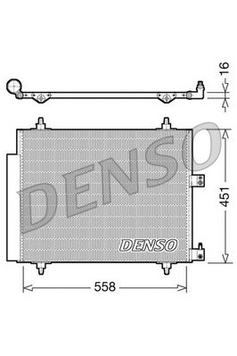 Denso Ac Condenser DCN21005 - image 2