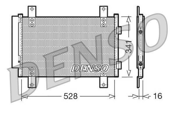 Denso Ac Condenser DCN21007 - image 2