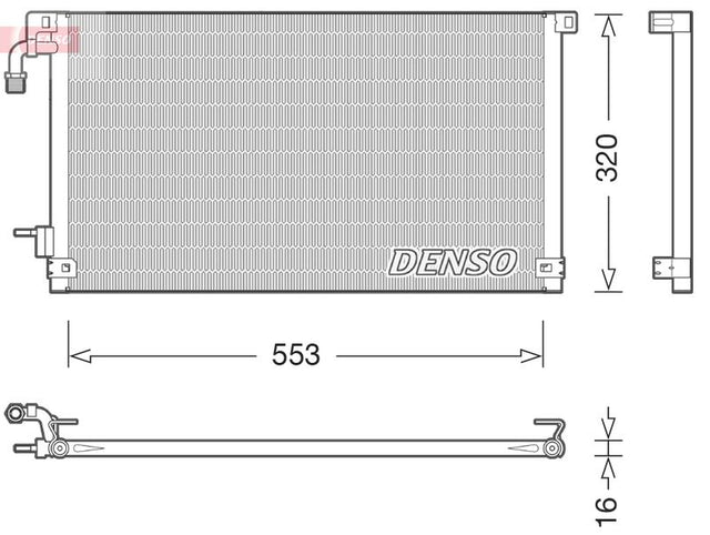 Denso Ac Condenser DCN21014 - image 2