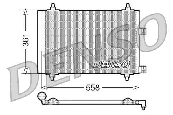 Denso Ac Condenser DCN21016 - image 2