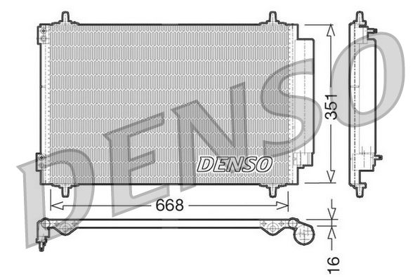 Denso Ac Condenser DCN21017 - image 2