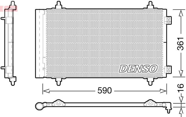 Denso Ac Condenser DCN21018 - image 2