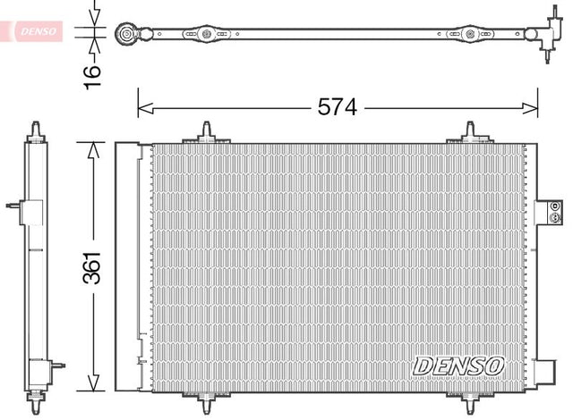Denso Ac Condenser DCN21019 - image 2