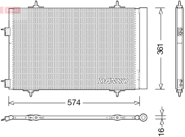 Denso Ac Condenser DCN21020 - image 2