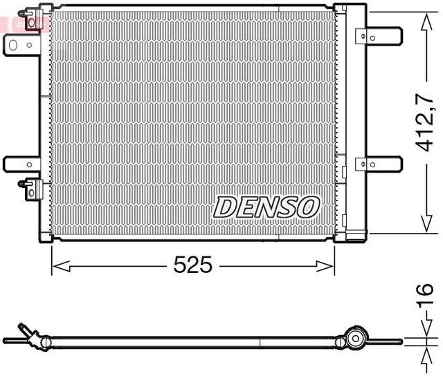 Denso Ac Condenser DCN21022 - image 2