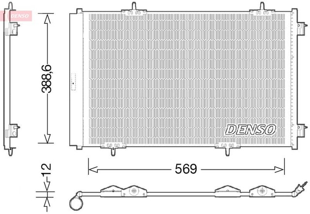 Denso Ac Condenser DCN21030 - image 2
