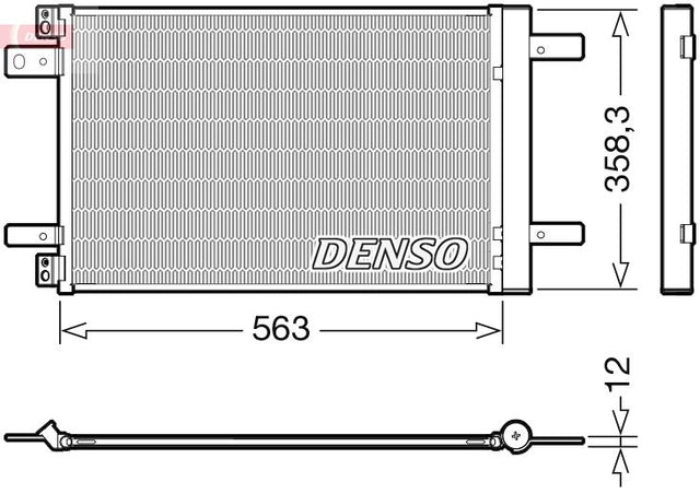 Denso Ac Condenser DCN21032 - image 2