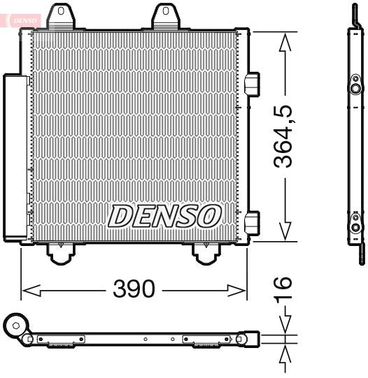 Denso Ac Condenser DCN21033 - image 2
