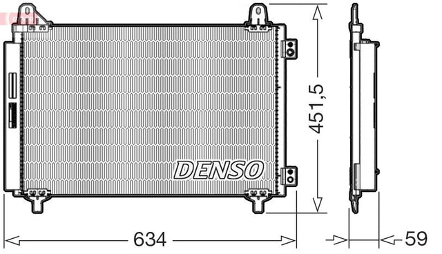 Denso Ac Condenser DCN21034 - image 2