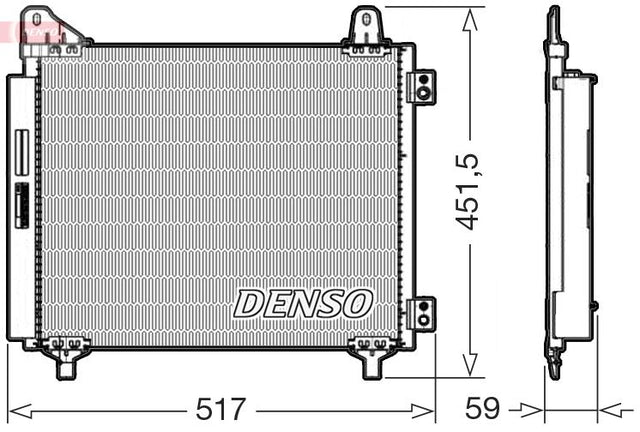 Denso Ac Condenser DCN21035 - image 2