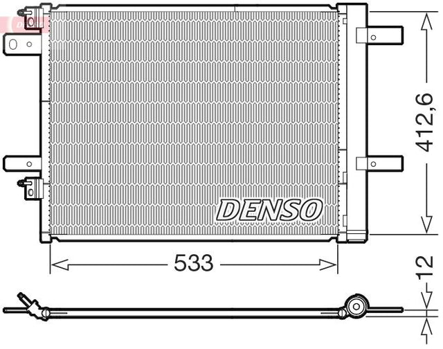 Denso Ac Condenser DCN21036 - image 2