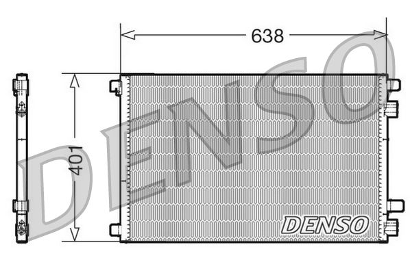 Denso Ac Condenser DCN23012 - image 2