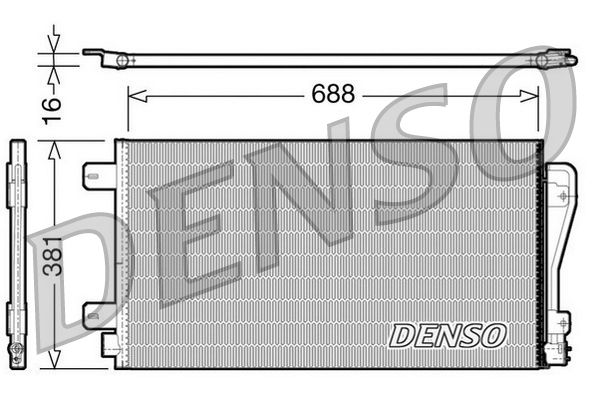Denso Ac Condenser DCN23014 - image 2