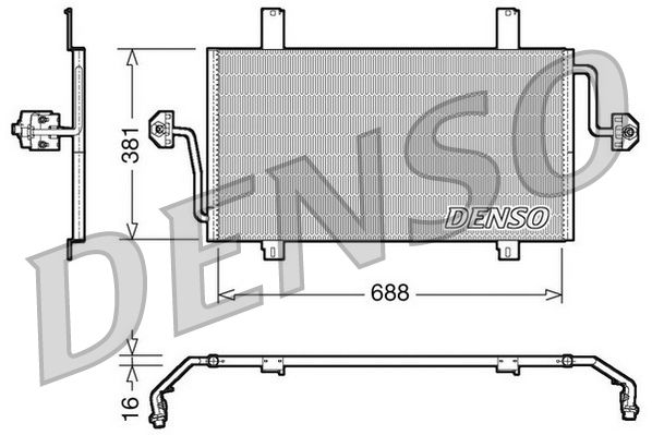 Denso Ac Condenser DCN23016 - image 2