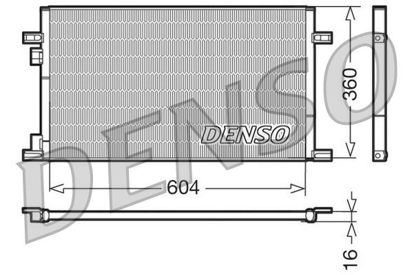 Denso Ac Condenser DCN23019 - image 2