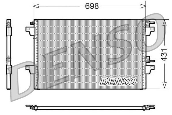 Denso Ac Condenser DCN23021 - image 2