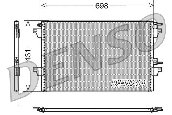 Denso Ac Condenser DCN23022 - image 2