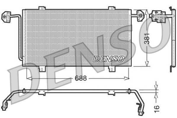 Denso Ac Condenser DCN23023 - image 2
