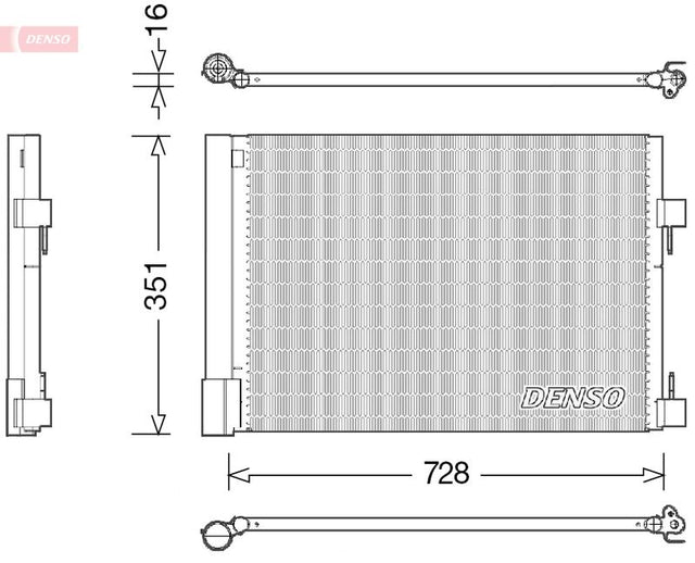 Denso Ac Condenser DCN23032 - image 2