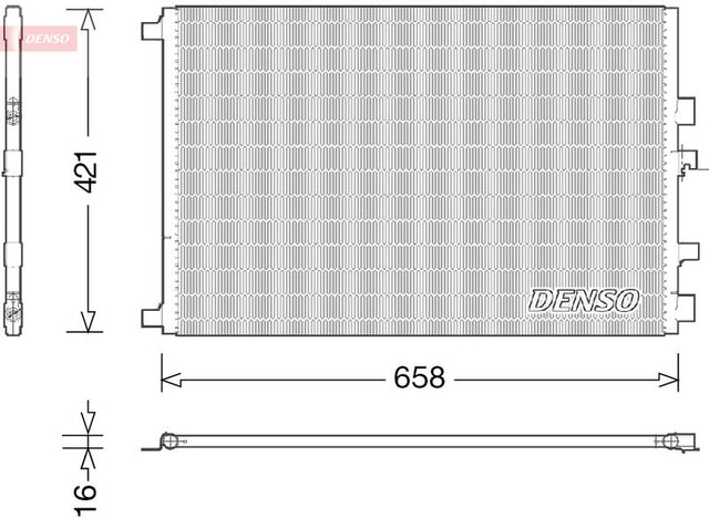 Denso Ac Condenser DCN23033 - image 2