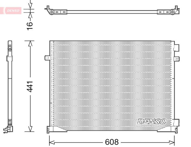 Denso Ac Condenser DCN23035 - image 2