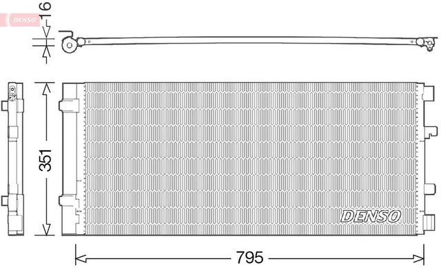 Denso Ac Condenser DCN23037 - image 2
