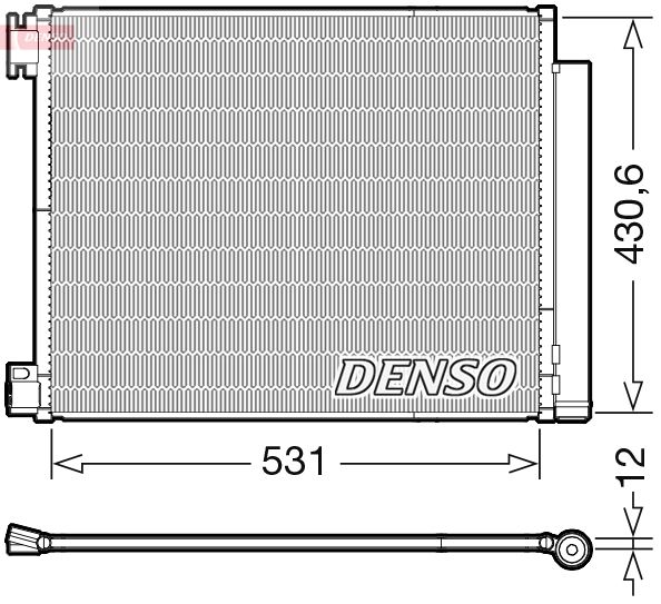 Denso Ac Condenser DCN23039 - image 2
