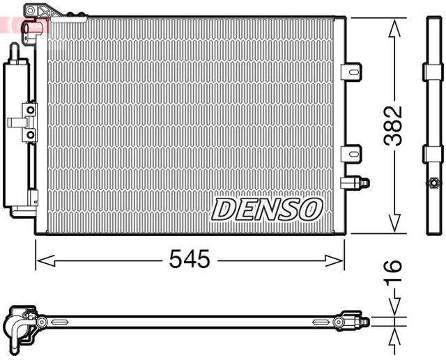 Denso Ac Condenser DCN23040 - image 2