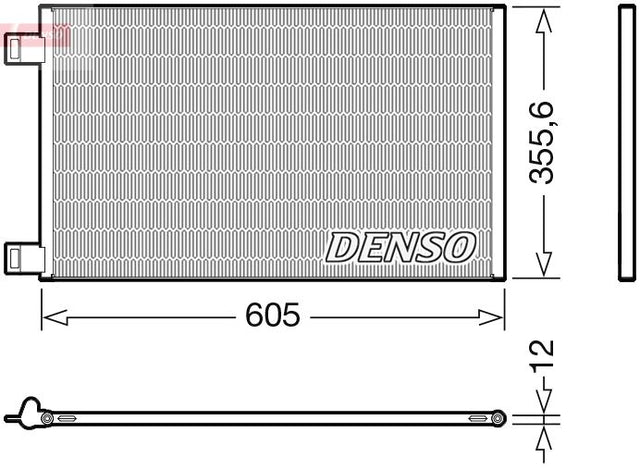 Denso Ac Condenser DCN23041 - image 2