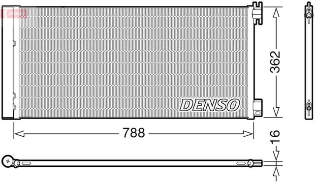 Denso Ac Condenser DCN23042 - image 2
