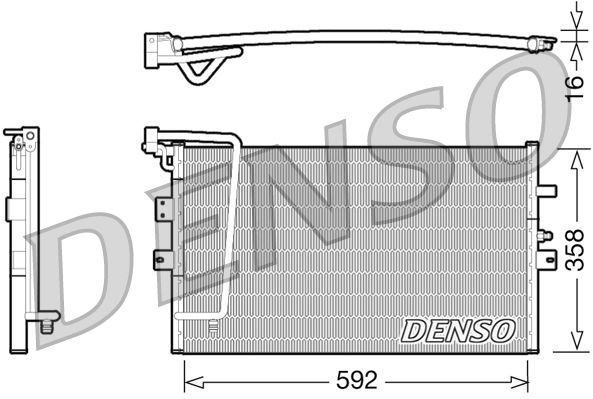 Denso Ac Condenser DCN25002 - image 2