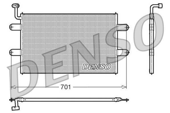 Denso Ac Condenser DCN27003 - image 2