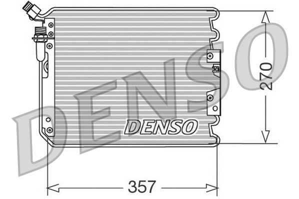 Denso Ac Condenser DCN28001 - image 2