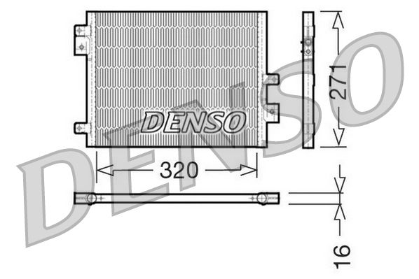 Denso Ac Condenser DCN28002 - image 2