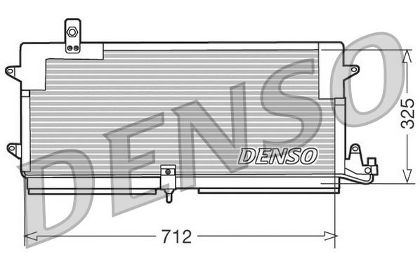 Denso Ac Condenser DCN32004 - image 2
