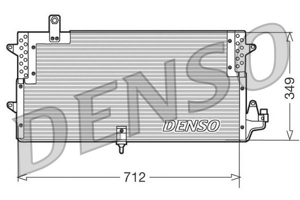 Denso Ac Condenser DCN32006 - image 2