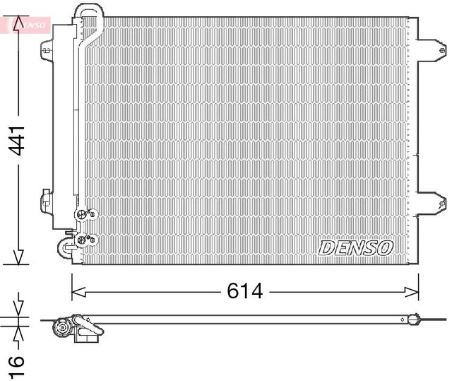 Denso Ac Condenser DCN32008 - image 2