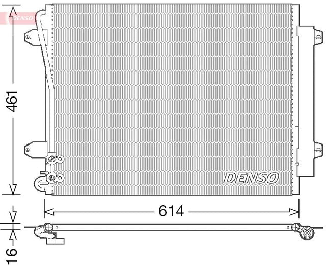 Denso Ac Condenser DCN32011 - image 2