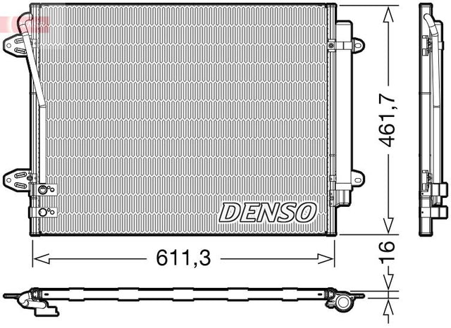 Denso Ac Condenser DCN32012 - image 2