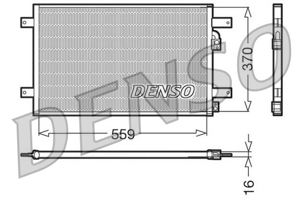 Denso Ac Condenser DCN32014 - image 2