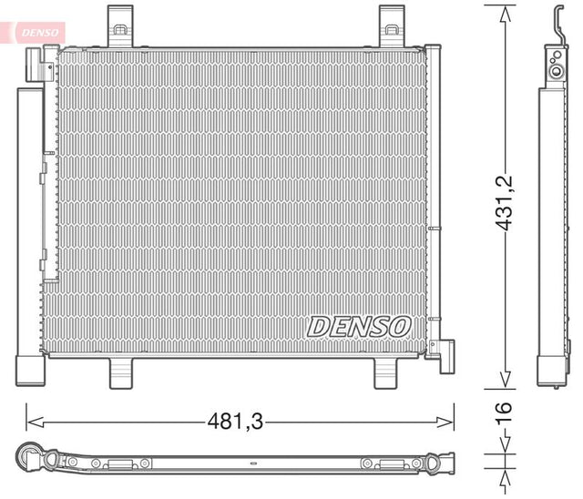 Denso Ac Condenser DCN32023 - image 2