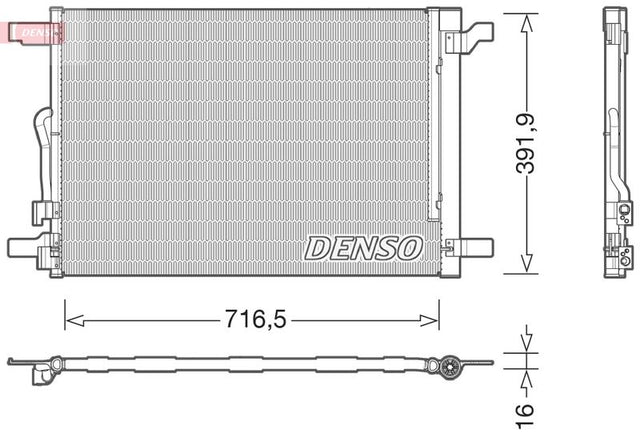 Denso Ac Condenser DCN32024 - image 2