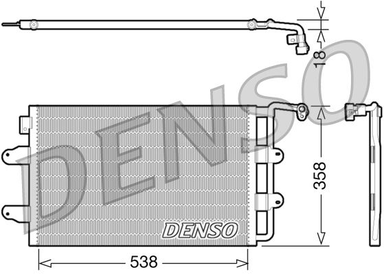Denso Ac Condenser DCN32026 - image 2
