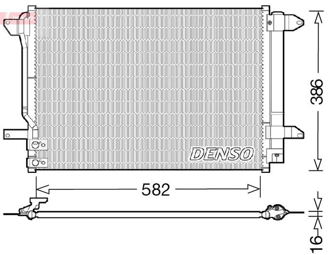 Denso Ac Condenser DCN32027 - image 2