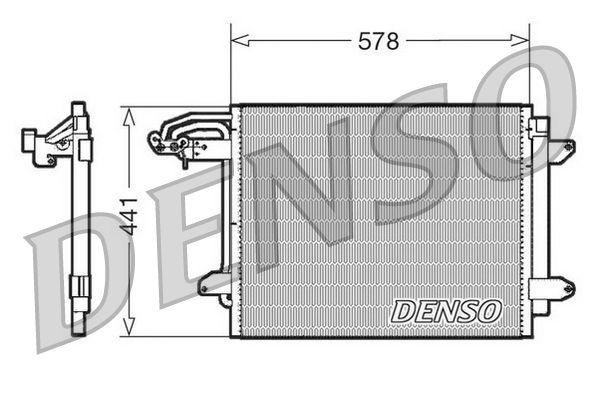 Denso Ac Condenser DCN32030 - image 2